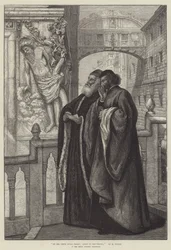 Op de Ponte Della Paglia, op weg naar de Raad